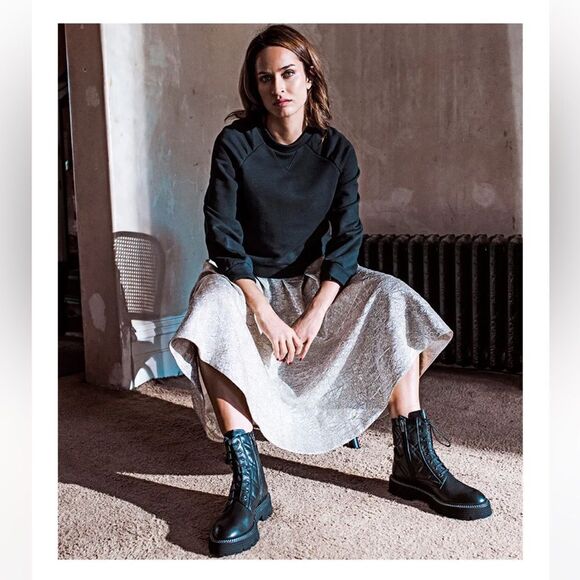 NWT 🇨🇦 La Canadienne Yasmine Combat Boots 41 - Picture 3 of 16